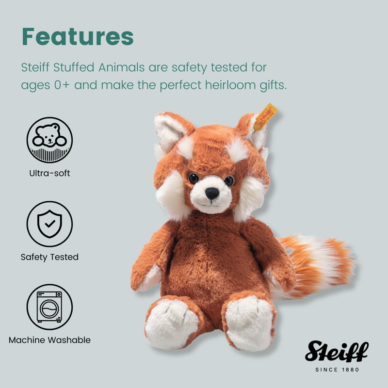 Steiff Soft Cuddly Friends Benji Red Panda, 11"" Plush Toy - Image 3